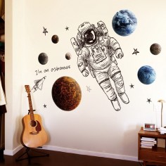 Astronaut - Zidna Naljepnica