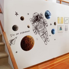 Astronaut - Zidna Naljepnica 2